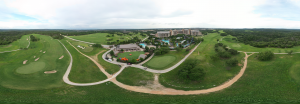 Aerial Panoramic View of JW Marriott Hill Country Resort